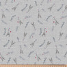 Printed Half Panama DAMEDEFER Gray / Red